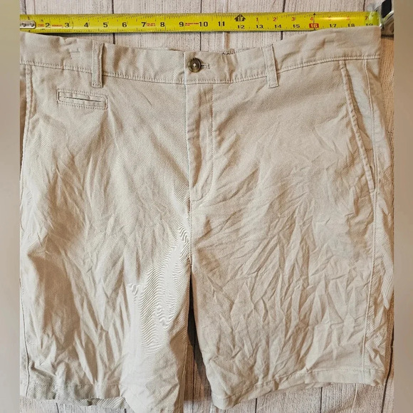 Johnnie O Men's •Size 38• Chino Shorts Nimbus Gray 9.5 Inch Preppy Pockets - Picture 6 of 9